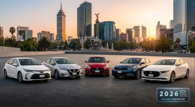 Los 5 autos usados que menos valor pierden en México (Edición 2026)