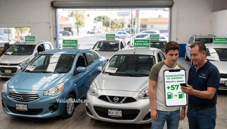 Los 5 autos usados más ahorradores (y confiables) por menos de $200,000 en México