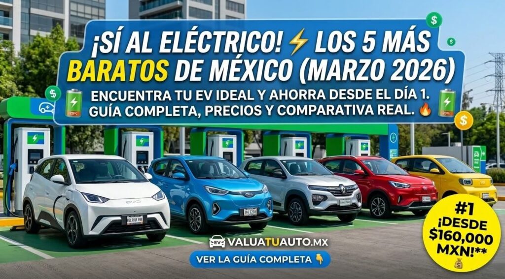 Top 5: Los Autos Eléctricos más baratos en México
