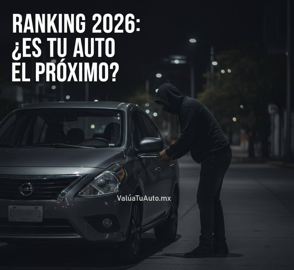 Los autos más robados en México: Ranking 2026 y cómo proteger tu patrimonio