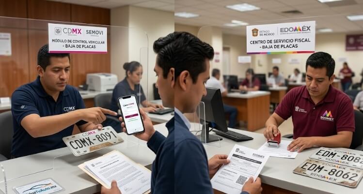 Cómo dar de baja tus placas en CDMX y Edomex (Guía paso a paso 2026)