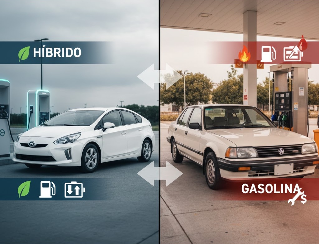 Híbridos vs. Gasolina: ¿Cuál es mejor opción para comprar usado?