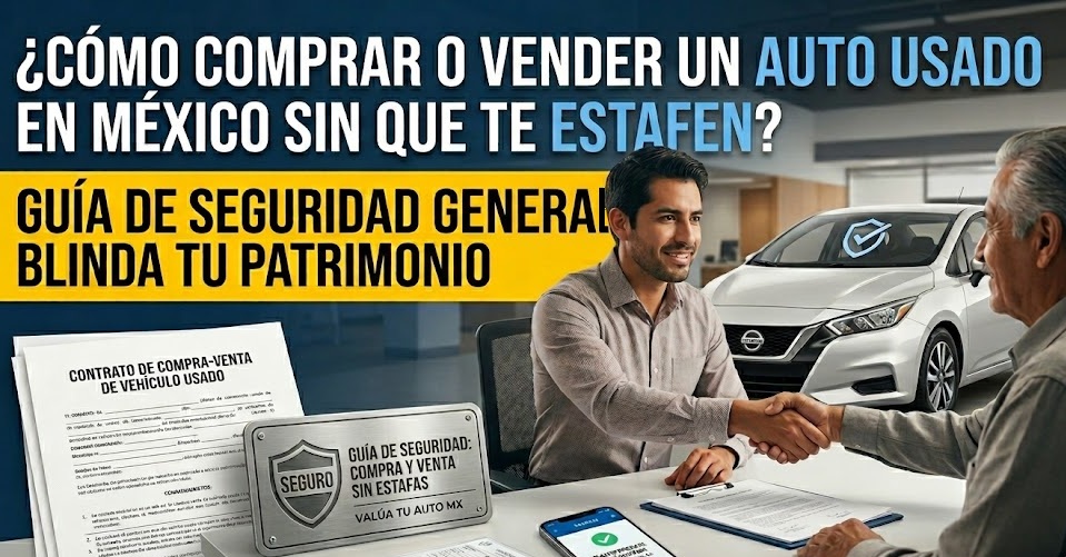 ¿Cómo vender o comprar un auto usado en México sin que te estafen?
